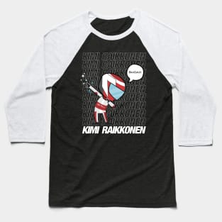 Kimi Raikkonen Dabbing Baseball T-Shirt